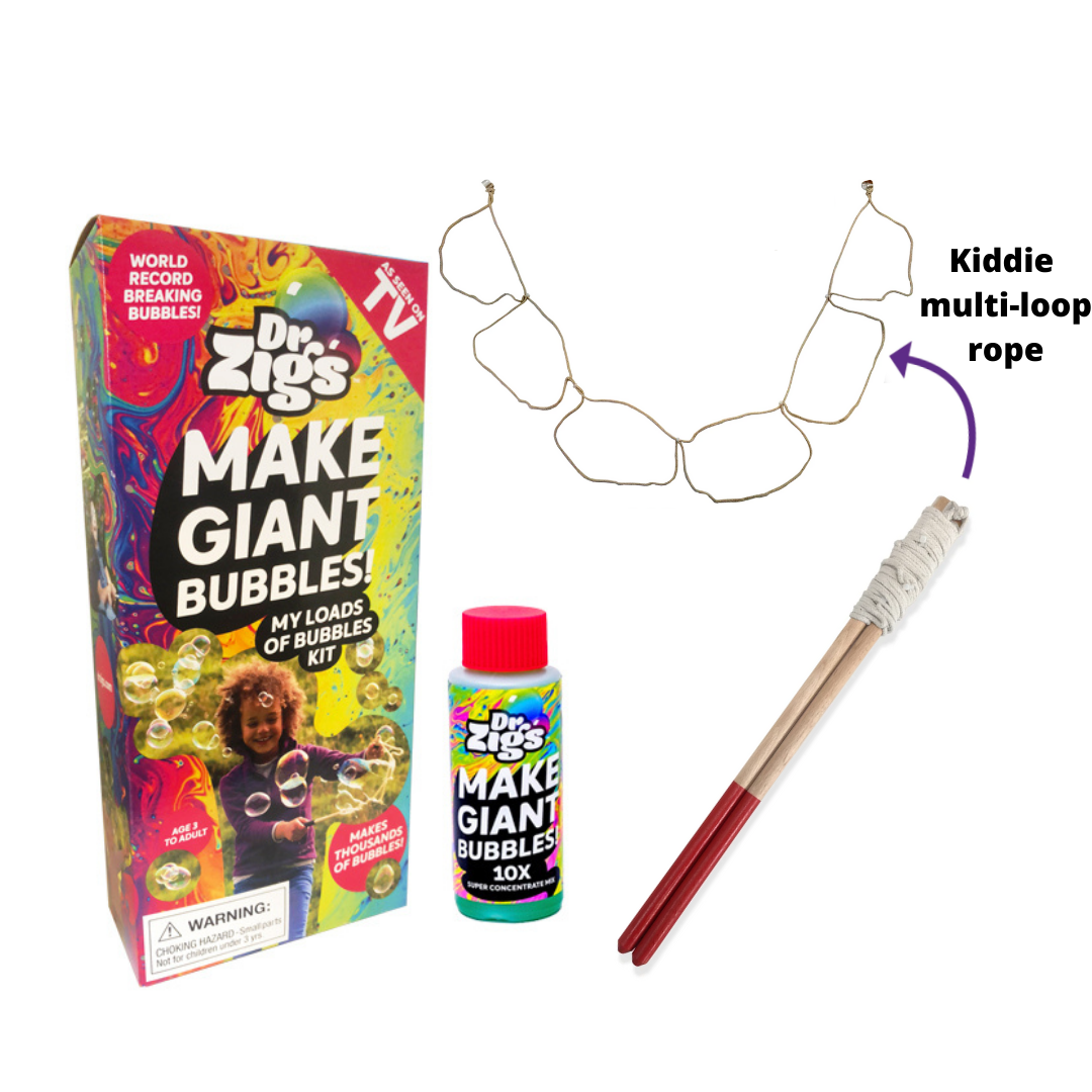 Solution Super Forte Dr Zigs Pour Bulles Géantes - Kit Concentré 100ml Pour Bulles Énormes