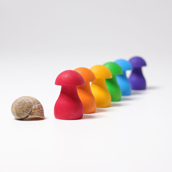 Grimm's Rainbow Stacking Mushrooms