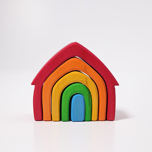 Grimm's Rainbow Stacking House