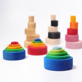 Grimms Stacking Bowls - Red Toys & Games