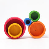 Grimms Stacking Bowls - Red Toys & Games