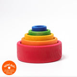 Grimms Stacking Bowls - Red Toys & Games