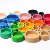 Grimms Stacking Bowls - Red Toys & Games