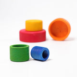 Grimms Stacking Bowls - Red Toys & Games