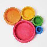 Grimms Stacking Bowls - Red Toys & Games
