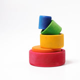 Grimms Stacking Bowls - Red Toys & Games
