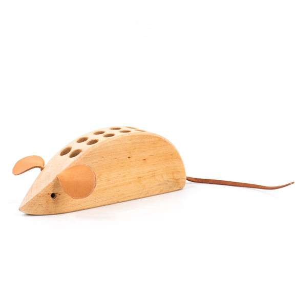 Drei Blatter Wooden Pencil Holder Mouse - 12 holes