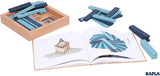 Kapla Book and Colours Set
