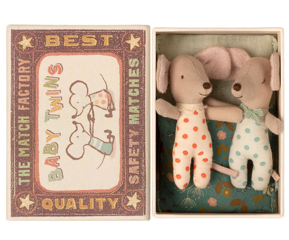 Maileg Baby Mouse - Twins in Box