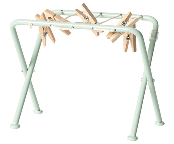 Maileg Miniature Furniture - Drying Rack with Pegs