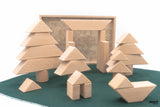 Mori "Tray Collection" (Large) - Calming Forest Block Set
