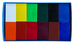 Stockmar Block Wax Crayon (12 Colours in Cardboard Box)
