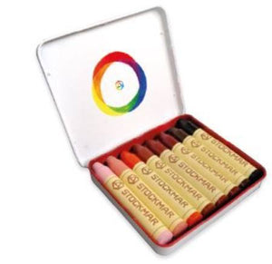 Stockmar Stick Wax Crayon - Skin Tones (8 Sticks in a Tin)