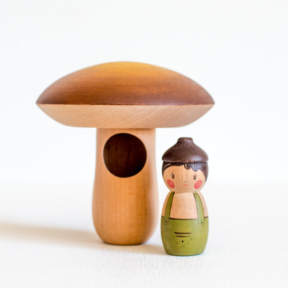 Mushroom with Acorn Boy
