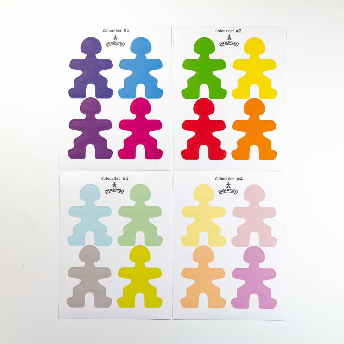 Flockmen Personalisation Colour Sticker Set (16pcs) | Flockmen ...