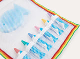 Kitpas Bath Crayon Set with Sponge (6 Colours)