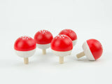 Mader Spinning Turn Top - Fly Agaric
