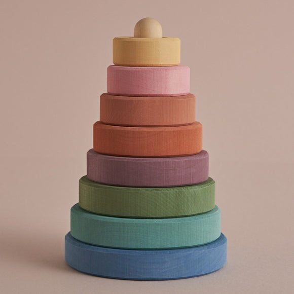 Pastel Earth Stacking Tower