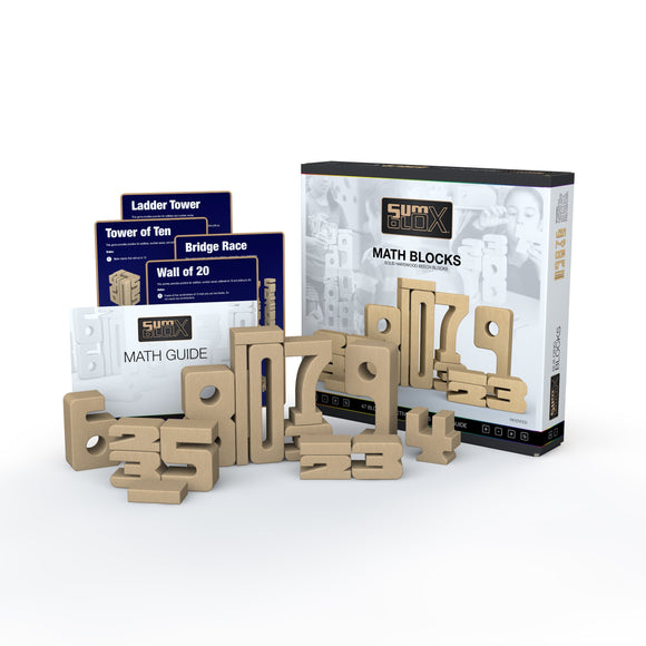 SumBlox Building Blocks Basic Set (47 Pieces)