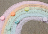 Pastel Macaron Sidewalk Chalks (6 pieces)